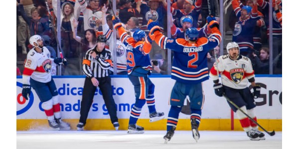 Edmonton Oilers vinner finalens första match
